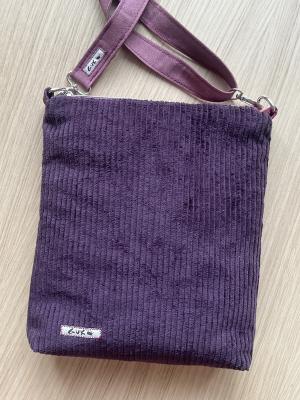 "Flickenwerk II/7" - AUBERGINE-PFLAUME